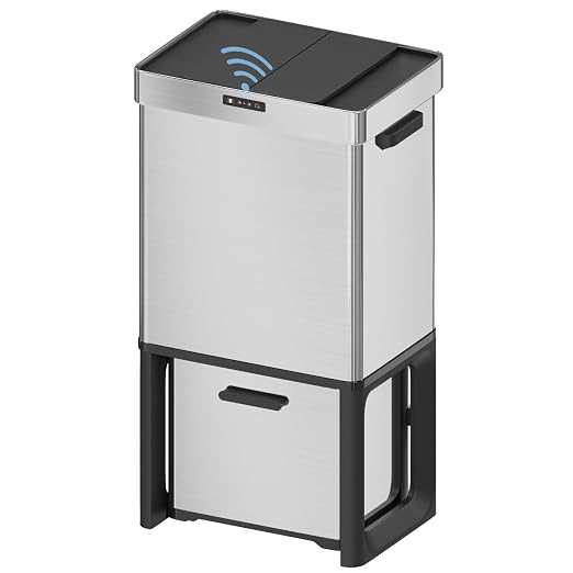 19 Gal Kitchen Automatic Motion Sensor Trash Can by SolaceCove