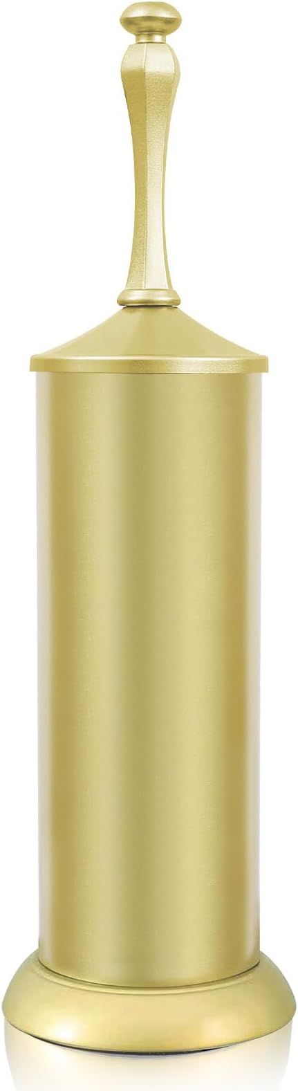 Gold Toilet Brush and Holder，Extra Long Handled Toilet Brush by UNCONSIL