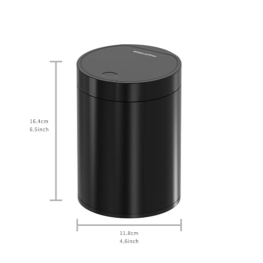 Mini Trash Can for Desk with Pop Up Lid, 1.5L Tiny Trash Can for Desk, 0.4 Gal - Image 6