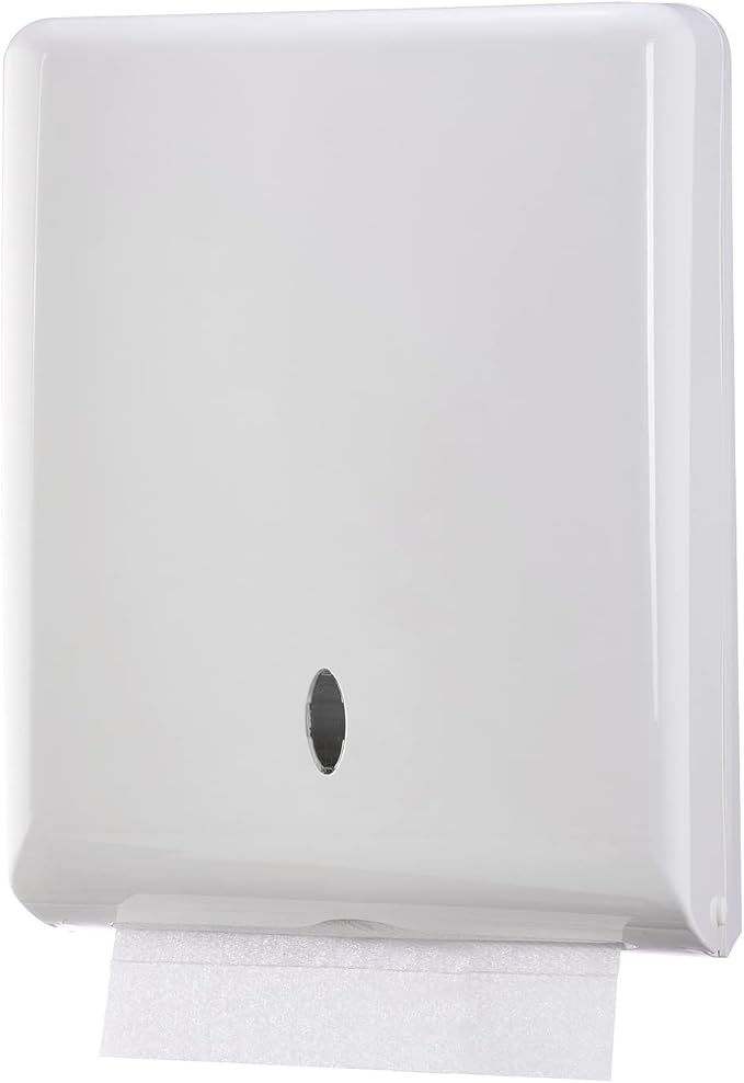 Commercial Paper Towel Dispenser Wall Mount, Holds 500 Multifold, Z Fold by EnBath