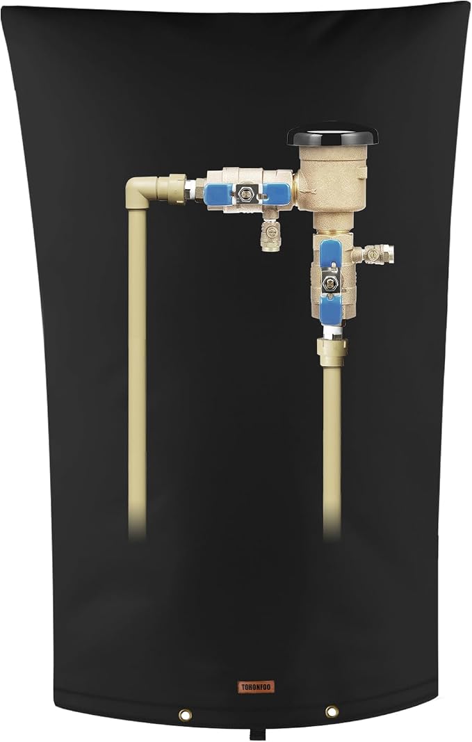 TOHONFOO Backflow Preventer Pipe Insulation Cover by TOHONFOO
