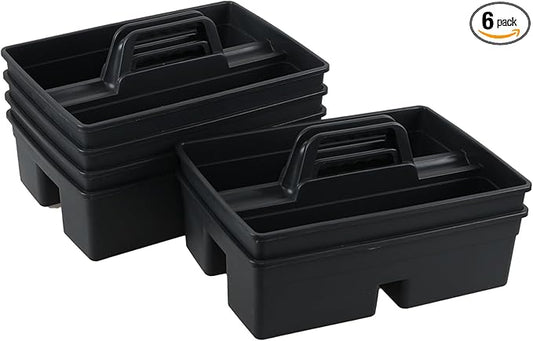 6 Packs Plastic Cleaning Tool Caddy by DynkoNA
