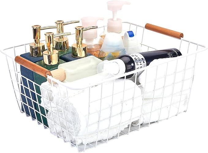 LeleCAT Large white wire baskets - Image 4