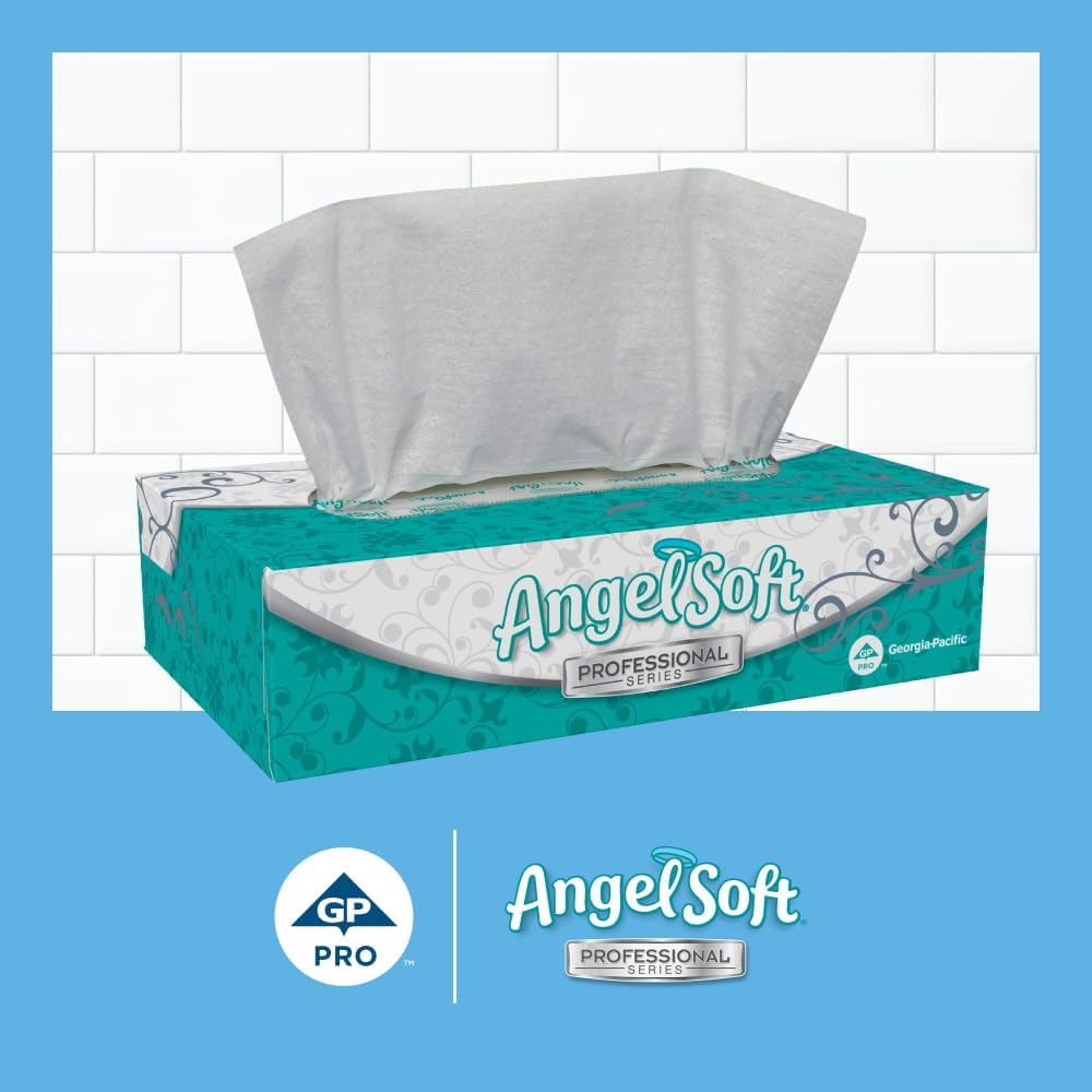 Georgia Pacific Professional 48580 Premium Facial Tissues, 100/flat Box, 30 B...