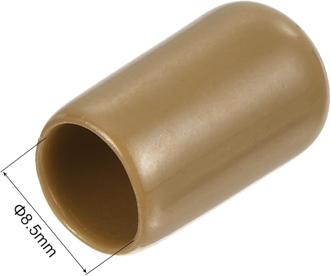 uxcell 20pcs Rubber End Caps 8.5mm ID Vinyl PVC Round Tube Bolt Cap Cover Screw - Image 3