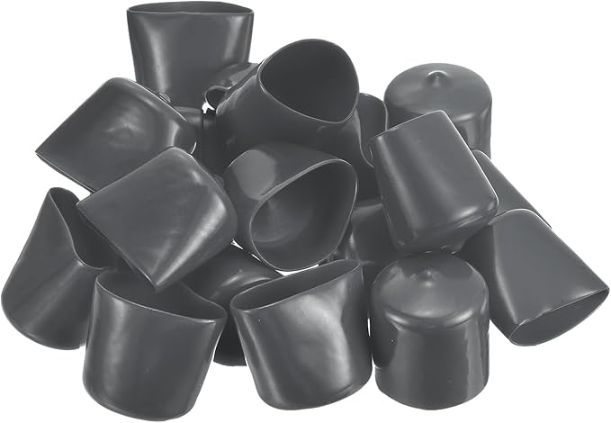 uxcell 20pcs Rubber End Caps 29mm ID Vinyl Round Tube Bolt Cap Cover Thread - Image 4