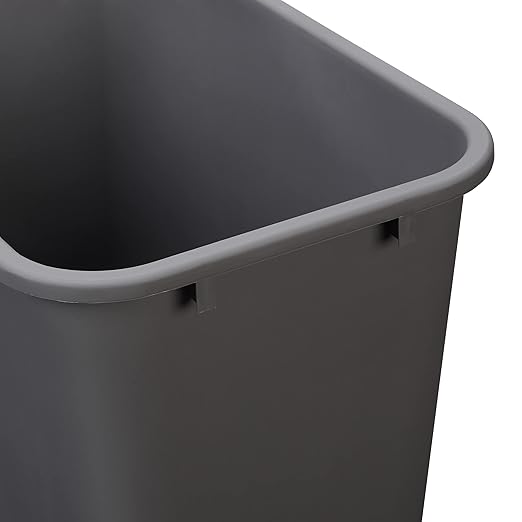 Amazon Basics Rectangular Commercial Office Wastebasket, 10 gallon - Image 4