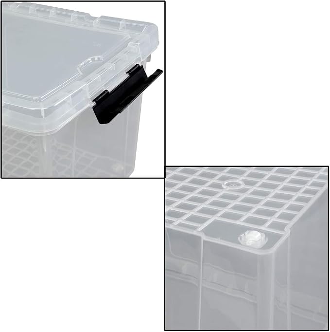 Ggbin 4 Packs 50 Quart Plastic Container Bin - Image 2
