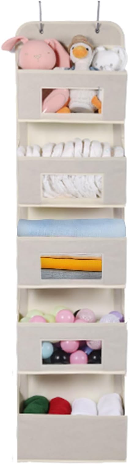 MAX Houser 5-Shelf Over The Door Hanging Organizer - Image 6