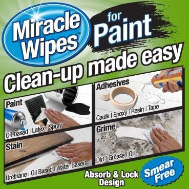 MiracleWipes for Paint Prep & Cleanup, Remove Tough Grime Build-Up, Wet Paint - Image 2