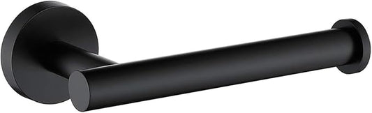 TASTOS Matte Black Toilet Paper Holder SUS304 Stainless Steel, Modern Round by TASTOS
