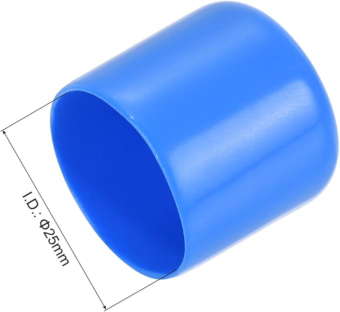 uxcell 20pcs Rubber End Caps 25mm ID Vinyl Round Tube Bolt Cap Cover Screw - Image 3