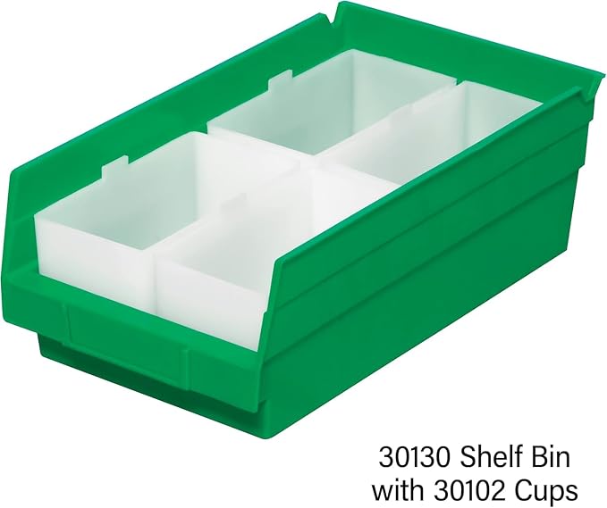 Akro-Mils 30130 Plastic Shelf Bins, Heavy Duty Storage Bins - Image 8