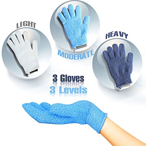 Evridwear Exfoliating Glove for Shower Man and Women, Dual Texture Bath Body - Image 7
