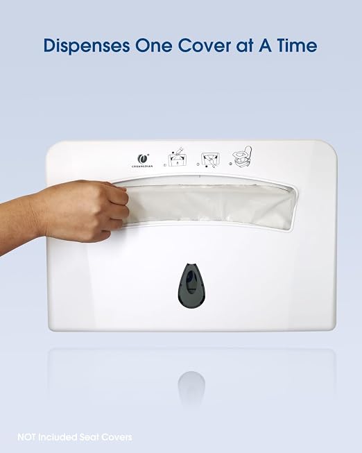 Toilet Seat Cover Dispenser, Wall Mounted Toilet Seat Cover Disposable Paper - Image 7