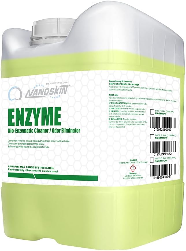 Nanoskin ENZYME Multi-Purpose Cleaner & Odor Eliminator 5 Gallon by Nanoskin