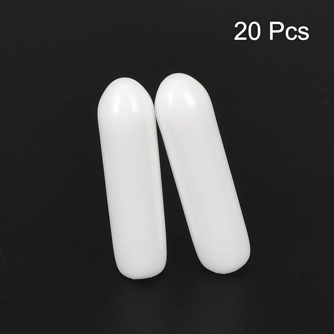 uxcell 20pcs Rubber End Caps 3mm ID Vinyl Round End Cap Cover Screw Thread - Image 2