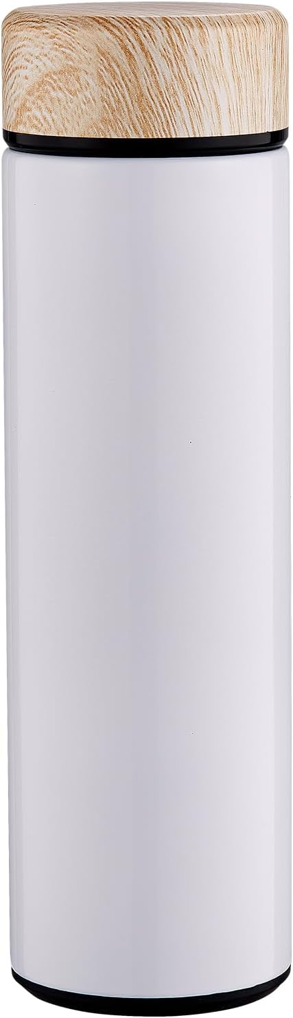 15oz Water Bottle Stainless Steel Thermos Flask by Boenkush