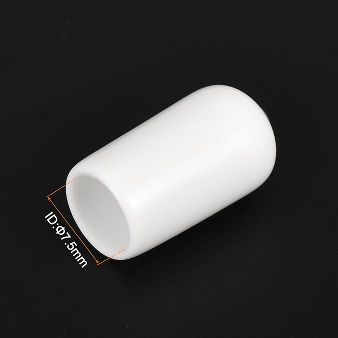 uxcell 20pcs Rubber End Caps 7.5mm ID Vinyl Round End Cap Cover Screw Thread - Image 3