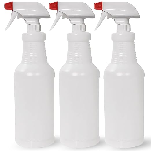 Pinnacle Mercantile Plastic Spray Bottles Leak Proof Technology Empty 32 oz by PinnacleMercantile