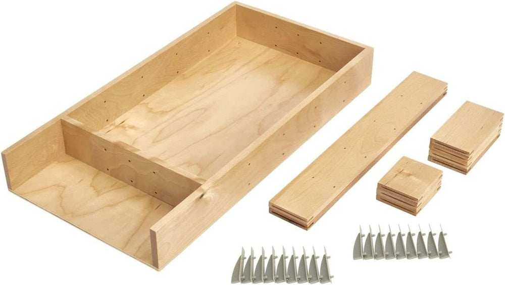 Rev-A-Shelf Customizable Drop-In Kitchen Drawer Organizer Kit for Large Utens...