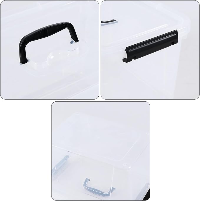 10 Quart Plastic Storage Bins - Image 7