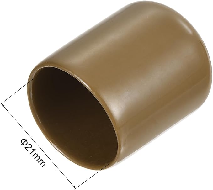 uxcell 20pcs Rubber End Caps 21mm ID Vinyl PVC Round Tube Bolt Cap Cover Screw - Image 3