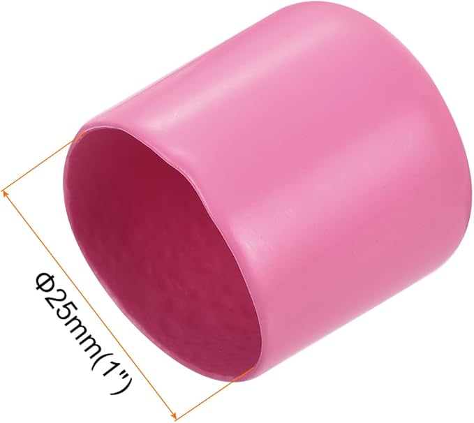 uxcell 20pcs Rubber End Caps 25mm ID Vinyl PVC Round Tube Bolt Cap Cover Screw - Image 3