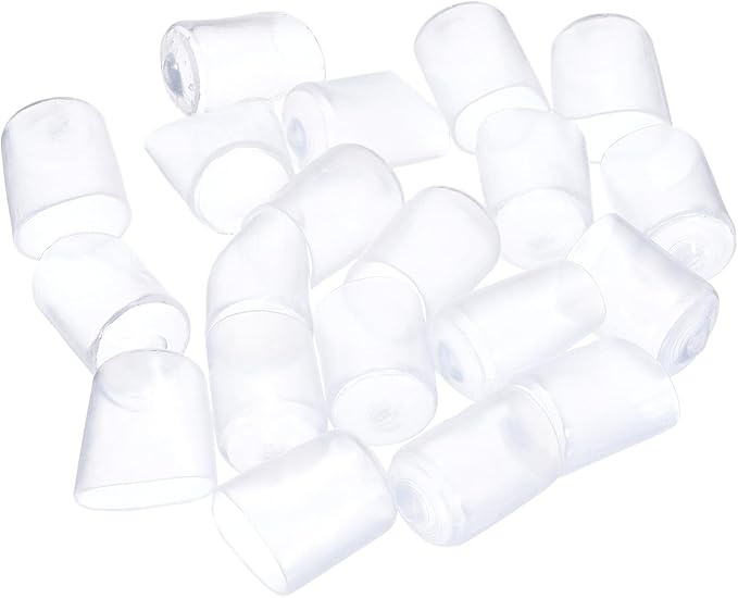uxcell 20pcs Rubber End Caps 15mm ID Vinyl PVC Round Tube Bolt Cap Cover Screw - Image 4