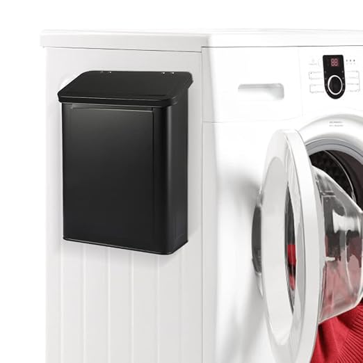 Picowe Magnetic Laundry Storage, Large Metal Lint Holder Bin - Image 5