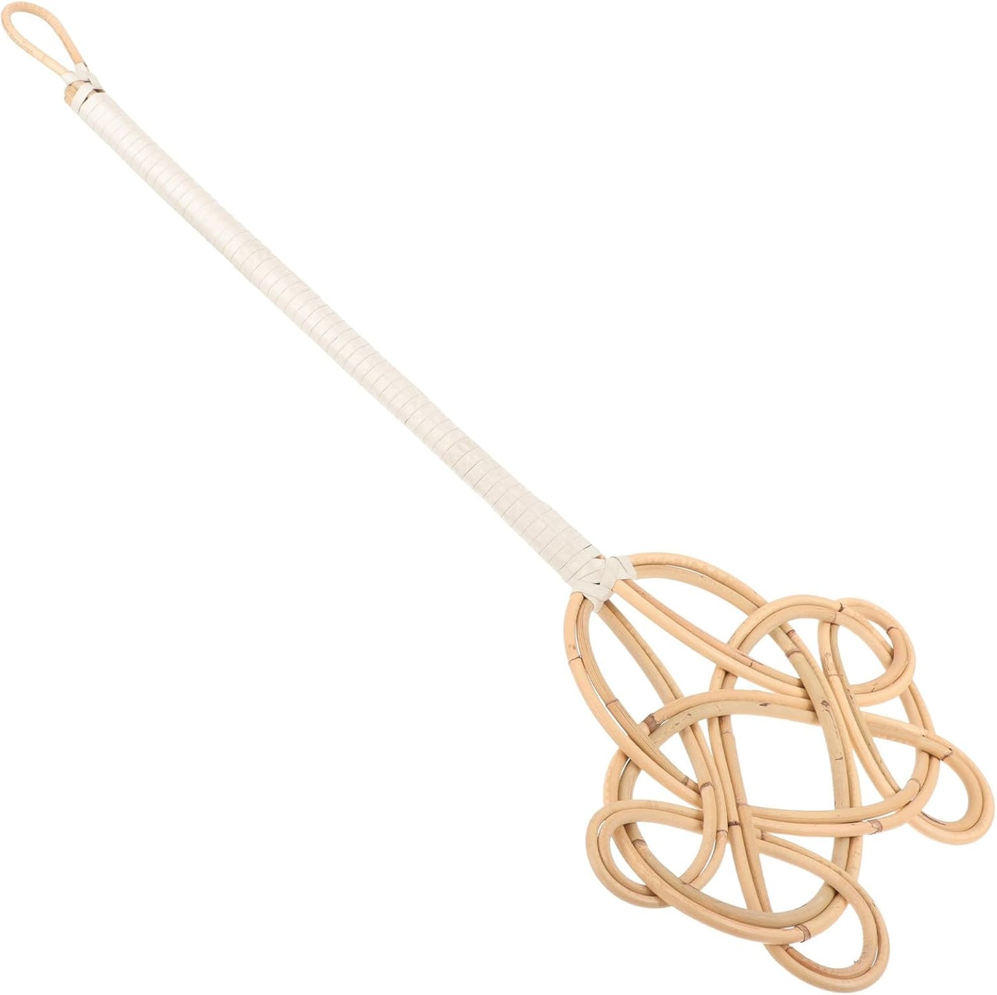 HANABASS Long Handle Dust Removal Tool Woven Rattan Beaters Quilt Dust Cleaning Paddle and Mattress for Home Cleaning Supplies