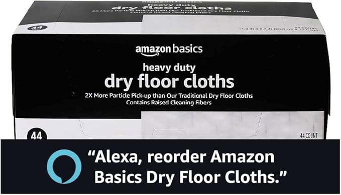 Amazon Basics Heavy Duty Dry Sweeping Cloths to Clean Dust, Pet Hair, Fits - Image 6