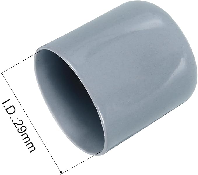 uxcell 20pcs Rubber End Caps 29mm ID Vinyl PVC Round Tube Bolt Cap Cover Screw - Image 3