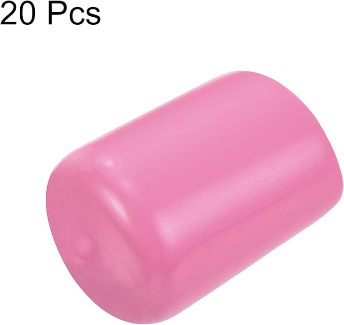 uxcell 20pcs Rubber End Caps 15mm ID Vinyl PVC Round Tube Bolt Cap Cover Screw - Image 2