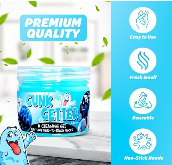 Gunk Getter, 6 Pack, Cleaning Gel - Image 7