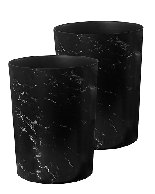 Feisco Small Trash Can for Bathroom, 2 Gallon Trash Can Trash Bin Wastebasket by Feisco