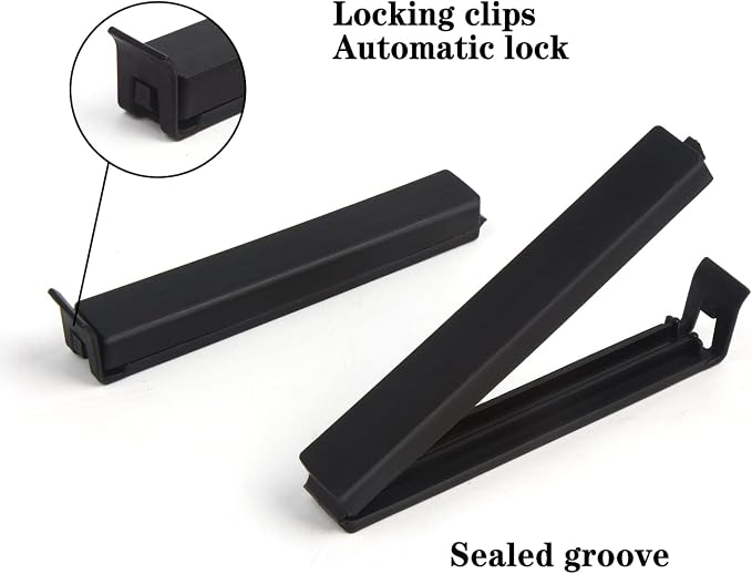 DIYASY Food Bag Clips, 30 Pack Plastic Snack Sealing Clip - Image 3