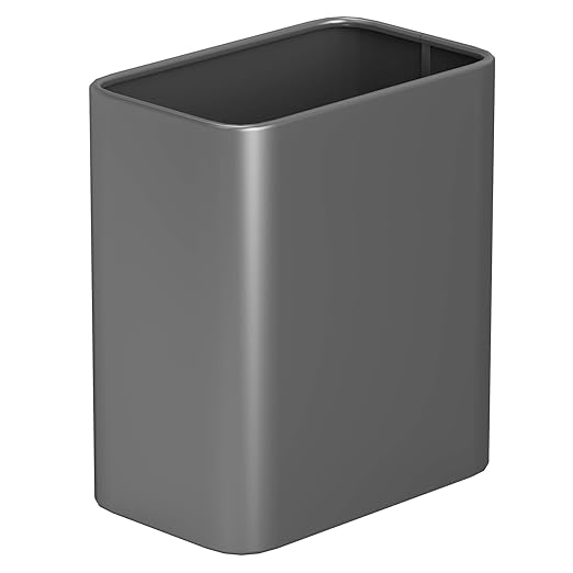 Cesun Small Bathroom Trash Can, 2.1 Gallons, Stainless Steel, Home Office by Cesun