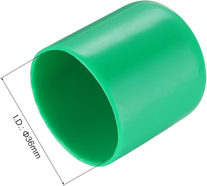 uxcell 20pcs Rubber End Caps 36mm ID Vinyl PVC Round Tube Bolt Cap Cover Screw - Image 3