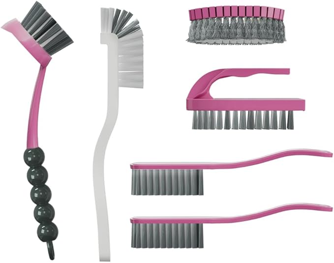 6 PCS Cleaning Brush, Scrub Brush Set by CN1ST