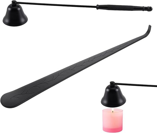 2-Piece Candle Snuffer with Wick Dipper, Candle Snuffer, Brass Candle Snuffer by Unknown