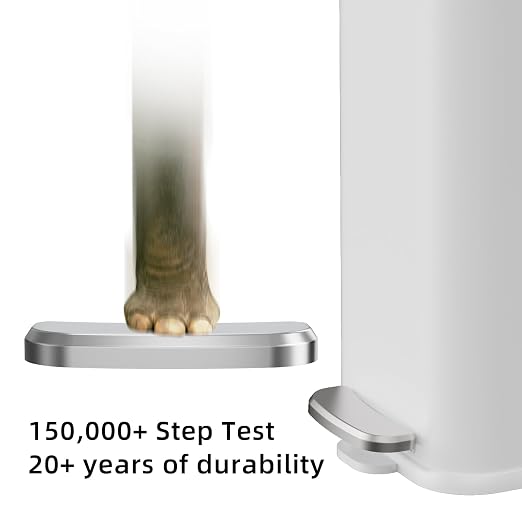 Stainless Steel Bathroom Trash Can - Image 7