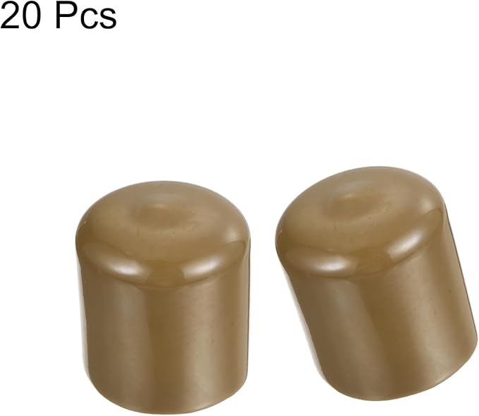 uxcell 20pcs Rubber End Caps 32mm ID Vinyl PVC Round Tube Bolt Cap Cover Screw - Image 2