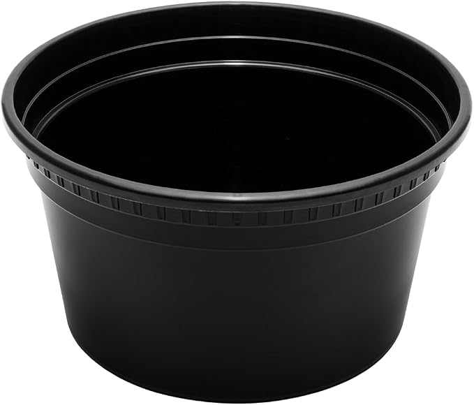 Karat [12oz - 240 ct Black PP Injection Molded Round Deli Containers - Image 9
