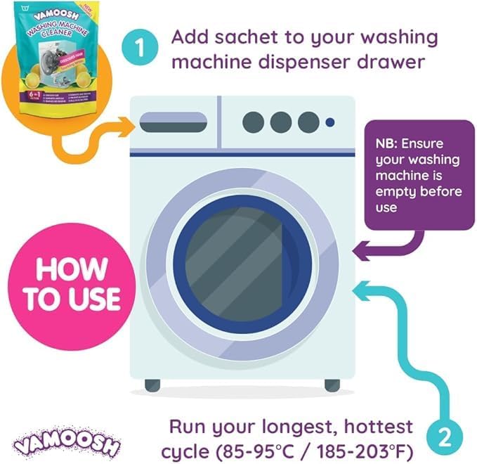 Vamoosh 6-in-1 Washing Machine Cleaner | Patented Pet Hair Dissolving - Image 4