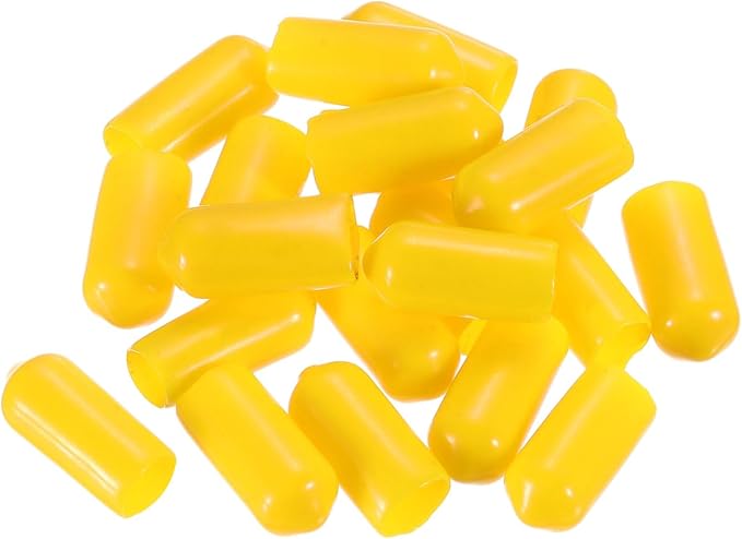 uxcell 20pcs Rubber End Caps 7mm ID Vinyl PVC Round Tube Bolt Cap Cover Screw - Image 4