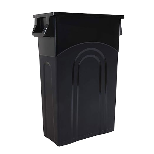 United Solutions Highboy Waste Container, 23 Gallon, Space Saving Slim Profile - Image 7