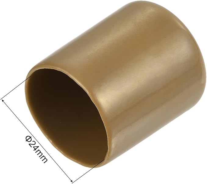 uxcell 20pcs Rubber End Caps 24mm ID Vinyl PVC Round Tube Bolt Cap Cover Screw - Image 3