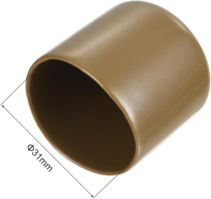 uxcell 20pcs Rubber End Caps 31mm ID Vinyl PVC Round Tube Bolt Cap Cover Screw - Image 3