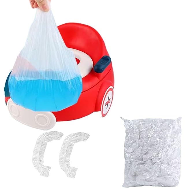 Potty Chair Liners with Elastic, Portable Potty Training Bags, Potty Refill by OULIGET
